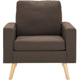  2-dijelni set sofa od tkanine smeđi | Eponuda.com