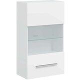 In 5-Delni komplet pohištva tv enota led osvetlitev bele barve | Shoptok.si
