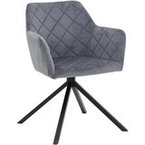 XXXL Stol Patti, Siva, Vrtljiv | Shoptok.si