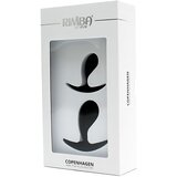 Rimba Copenhagen - Komplet analnih vibratorjev - črni (2 kosa) | Shoptok.si