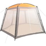 Šator za bazen od tkanine 500 x 433 x 250 cm sivi | shoptok.hr