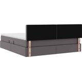  s madracem i skladištem Siva 180 x 200 cm Lažna koža | shoptok.hr
