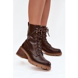VINCEZA Women's Workery Block Heeled Boots | shoptok.hr