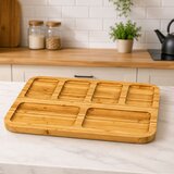  Bambusov pladanj s odjeljcima za posluživanje 36 x 28 cm | shoptok.hr
