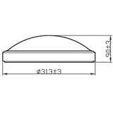 Philips LED plafonsko svetlo za kupatilo DORIS LED/17W/230V IP44 | Eponuda.com