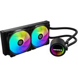 Genesis Vodno hlajenje HYDRIA 240 ARGB, All-In-One, 240mm, 3-fazna črpalka, 2x 120mm PWM ventilator, FDB ležaji, (5000328453) Cene