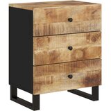  Nočna omarica 50x33x62 cm trden mangov les in inženirski les, (20733249) | Shoptok.si