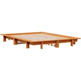  Okvir kreveta bez madraca voštano smeđi 120x190 cm od borovine | shoptok.hr