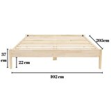 Hanah home krevet galaksi 200 natural | ePonuda.com