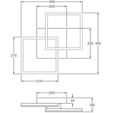  Fabas Luce 3394-29-282 - LED prigušiva svetiljka BARD 39W/230V 4000K antracit | Eponuda.com