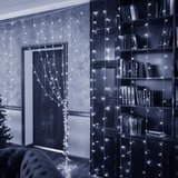  Božićna LED zavjesa 300 LED hladno bijela | shoptok.hr
