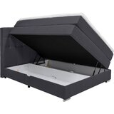 CARRYHOME POSTELJA BOXSPRING 140 cm x 200 cm , tekstil črna | Shoptok.si