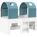  Krevet s Tunelom 4 pcs Bijela i svjetloplava Konstruirano drvo | shoptok.hr