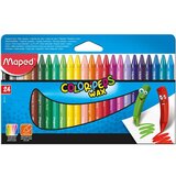 Maped Voščene barvice Wax, 24 kosov Cene