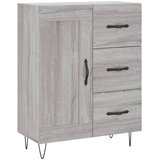  Visoka komoda siva sonome 69,5x34x180 cm od konstruiranog drva | shoptok.hr
