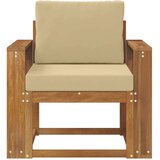  Set vanjskih sofa Čvrsto drvo akacije i poliester | shoptok.hr