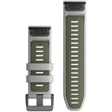 Garmin QuickFit 26 remen za sat, silikon maglovito sive boje/boje mahovine | shoptok.hr