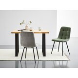 Boxxx STOL, kovina, tekstil siva, črna | Shoptok.si