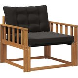  Set vanjskih sofa Čvrsto drvo akacije i Textilene Prirodna | shoptok.hr