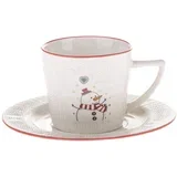 Bijela porculanska šalica s božićnim motivom 110 ml –