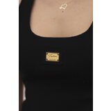 Kesi Striped blouse with black metal plate | shoptok.hr