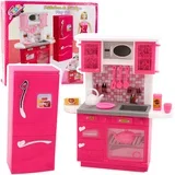 Kitchen Set Fridge Oven Accessories Pink