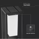  LED solarno zidno svetlo sa senzorom SAMSUNG čip LED/2W/3,7V IP65 2600 mAh | Eponuda.com