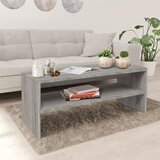 The Living Store Klubska mizica siva sonoma 100x40x40 cm inženirski les - Klubska Mizica, (21575116) | Shoptok.si
