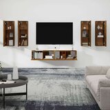  6-dijelni set TV ormarića boja dimljenog hrasta drveni | shoptok.hr