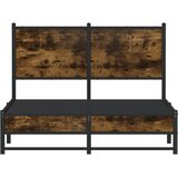  Metalni okvir kreveta bez madraca boja hrasta 120x190 cm | shoptok.hr