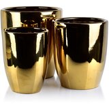 Mondex oslonke keramika Neva Gold 39x39x42 32x32x38,5 26x26x35 srebrna set, (5000305447) | Shoptok.si