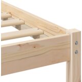  Krevetna konstrukcija Smeđa 120 x 200 cm Čvrsta borova drva | shoptok.hr