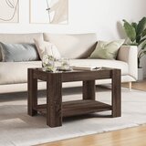  Stolić za kavu LED smeđa boja hrasta 73x53x45 cm drveni | Eponuda.com