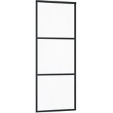  Klizna vrata s priborom ESG staklo i aluminij 76 x 205 cm | shoptok.hr
