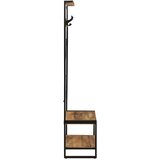  Stalak za odjeću 80x40x190 cm Puno grubo drvo Mango | shoptok.hr