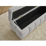 Bobochic Paris Svetlo siva klop iz tkanine bouclé Mont Blanc – | Shoptok.si