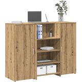  Recepcijski stol 135x50x103,5 cm od konstruiranog drva | shoptok.hr