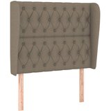  Krevet s oprugama i madracem smeđesivi 90x200 cm od tkanine | shoptok.hr