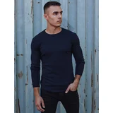 DStreet Sweter męski klasyczny granatowy