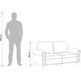  Dvosjed crvena boja vina 120 cm baršunasti | shoptok.hr