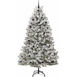  Umjetno božićno drvce Zelena i bijela 240 cm PVC i metal | Eponuda.com