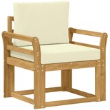 2 Komad Set vanjskih sofa Poliester Bijela i Krem | shoptok.hr