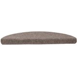  Prostirke za stepenice, samoljepljive, 15 kom, 56x17x3 cm, bež, poluokrugle | shoptok.hr