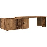  Kava miza Stari les 150x50x35 cm Inženirski les | Shoptok.si