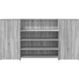  Sprejemna miza siva sonoma 200x50x103,5 cm inženirski les | Shoptok.si