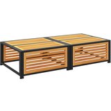  Vrtni stol s tabureom od masivnog bagremovog drva | shoptok.hr