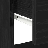  Noćni ormarić 2 kom Crna hrast 45x34x49 cm Konstruirano drvo | shoptok.hr