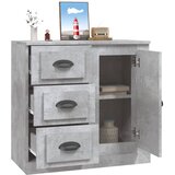  Komoda siva boja betona 70x35,5x67,5 cm od konstruiranog drva | shoptok.hr