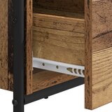  Stol s pohranom Staro drvo 131.5 x 50 x 75.5 cm | shoptok.hr