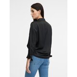Orsay Black women's shirt with collar - Women's Cene